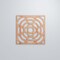 Ekena Millwork Large Edinburg Decorative Fretwork Wood Wall Panels, Cherry, 23 3/8"W x 23 3/8"H x 3/8"T WALW24X24X0375EBGCH - alternate 2